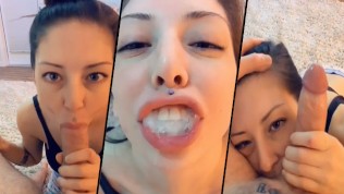 Throating My Ex’s Best Friend’s Big Cock And Swallowing His Load – Snapchat Porn